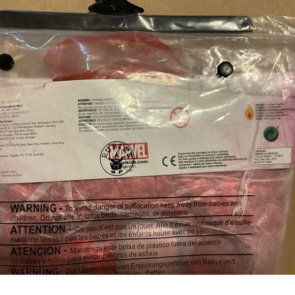 NOS Halloween Costume Marvel Rescue Child Large 12-14 Rubies # 620036 - Picture 6 of 7